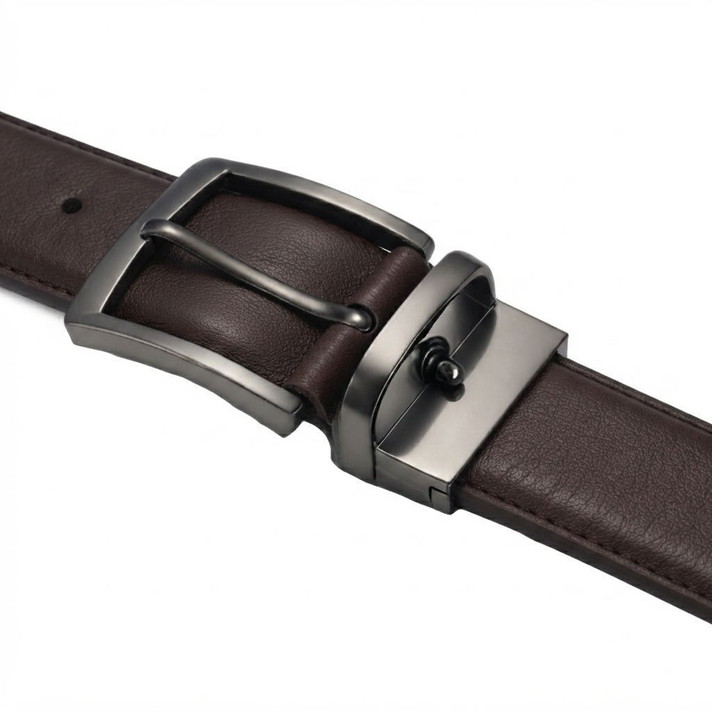 Gemini_Generated_Image_9xy9jr9xy9jr9xy9 (1) Velzox 2in1 Premium Genuine Leather Ratchet Belt – Automatic Buckle - Image 1