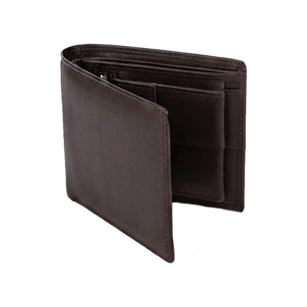 WhatsApp Image 2026-09-06 at 12.20.43 AM Velzox Premium Pure Leather Men’s Bifold Wallet – Dark Brown - Image 1